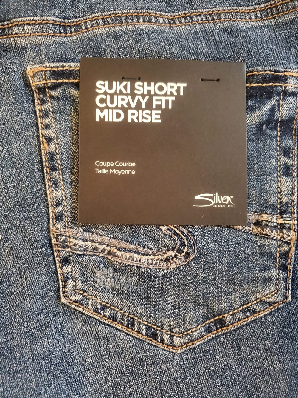 Silver Jeans Women's Blue Denim Short Jeans - Picture 2 of 12